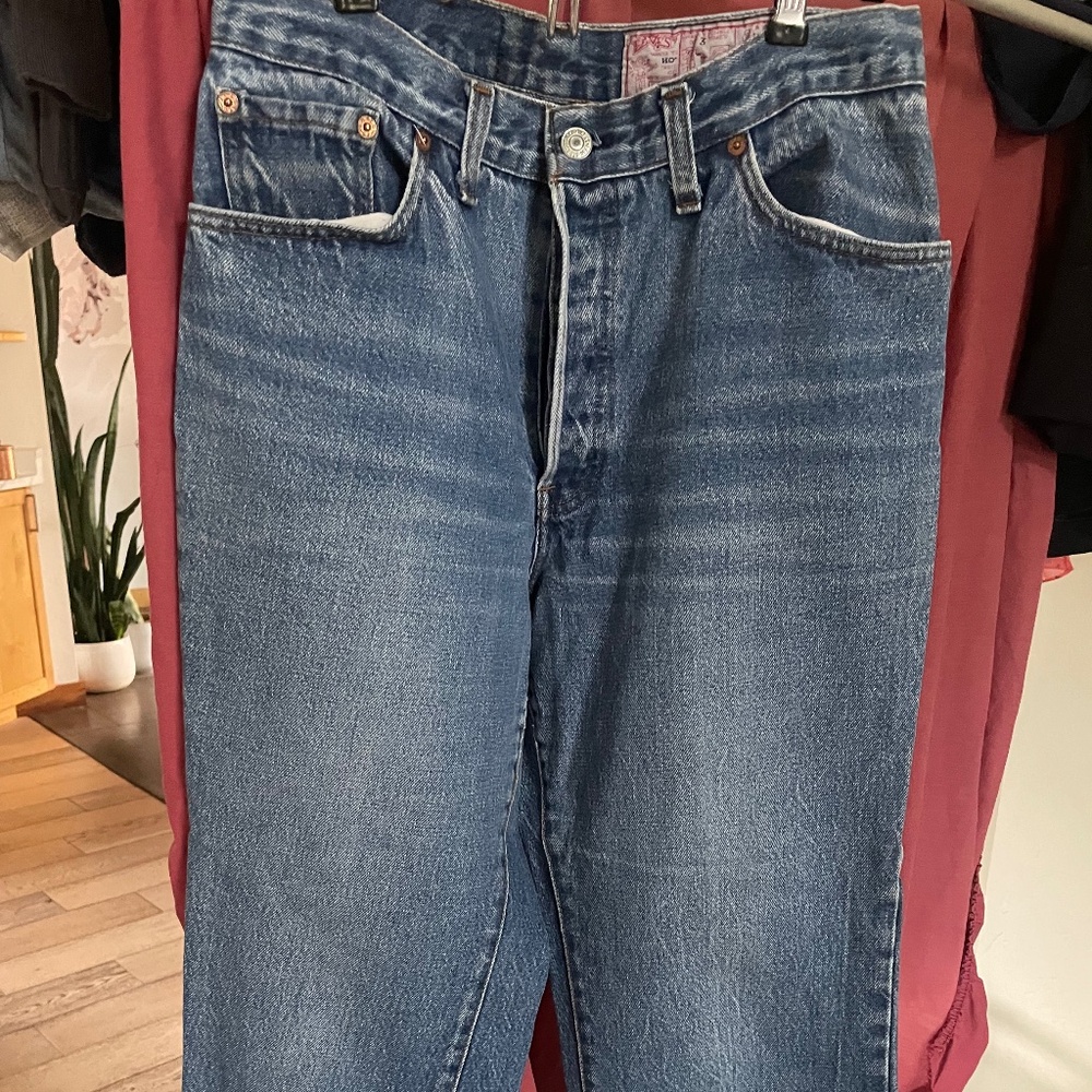 Levi’s made and crafted high-rise women’s jeans